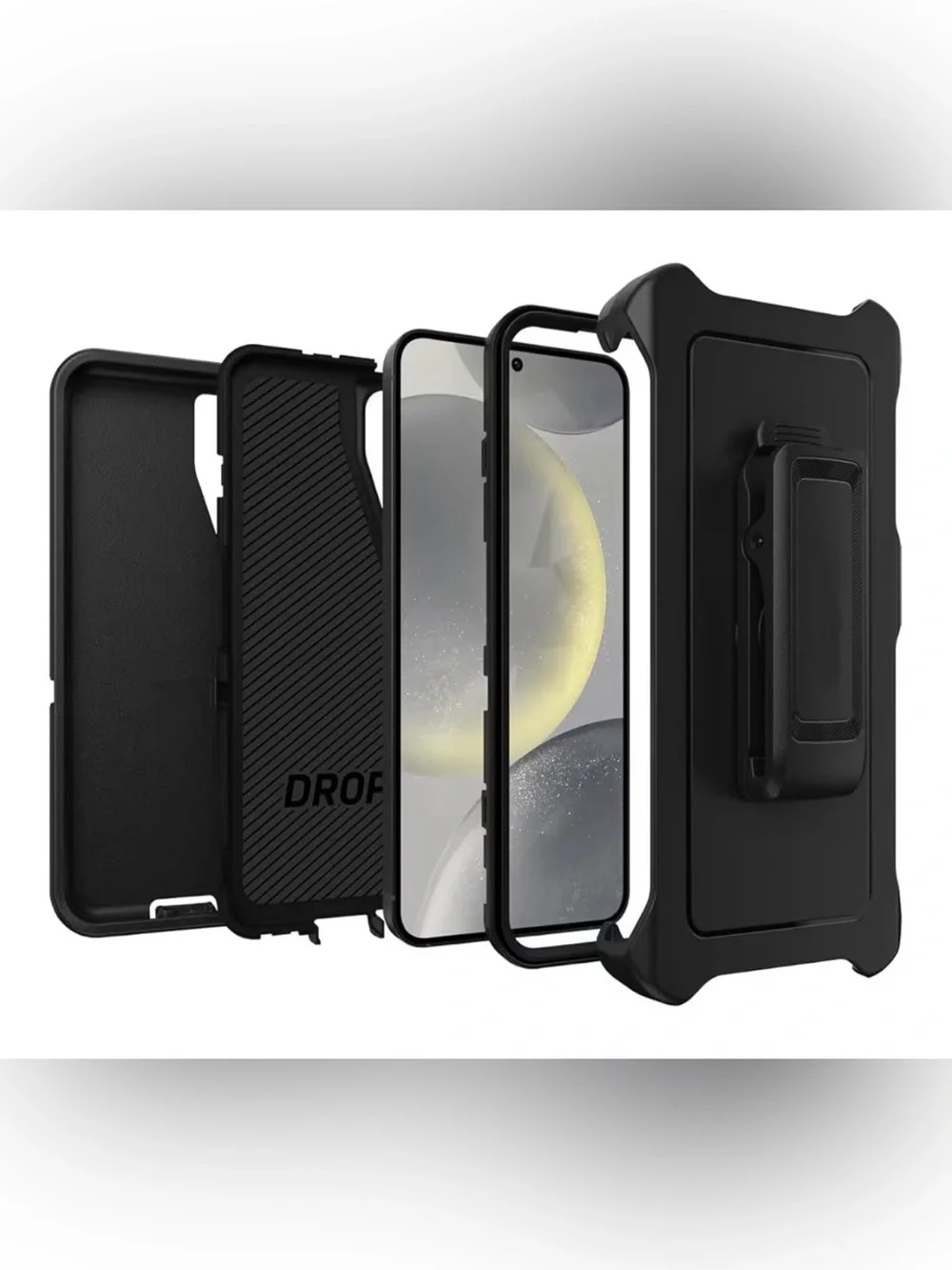 Samsung Galaxy S24 Plus Defender Black Series Case & Clip ✅✅🔥🔥🔥🔥